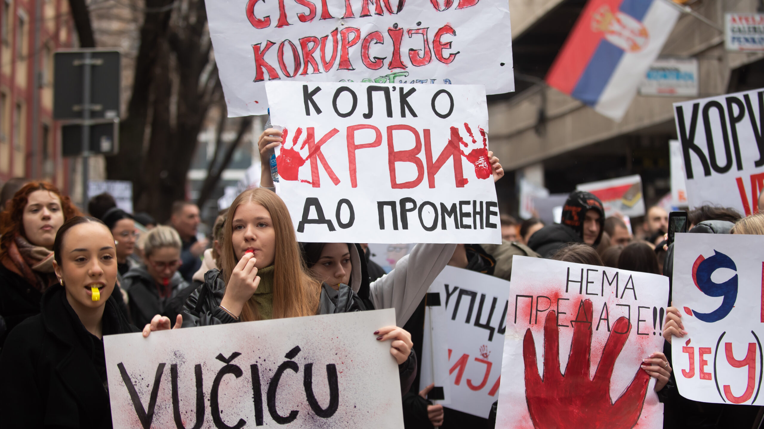 Protest i ispraćaj studenata za Kragujevac u petak u Nišu 1 JLM 1936 scaled