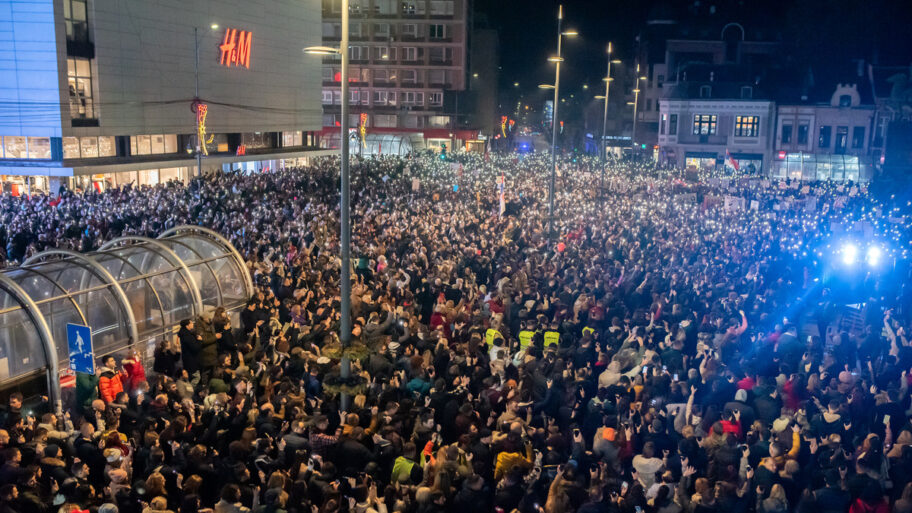 Studenti iz Blaca idu peške u Niš na veliki protest 12 protest 26012025 jelena misic 7 1