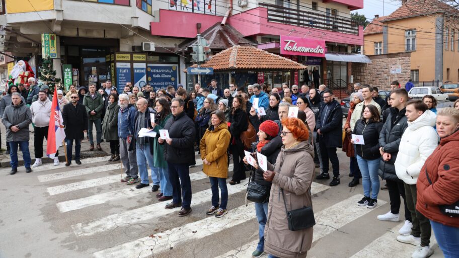 I Svrljižani se pridružili protestima u znak podrške studentima 13 protest Svrljig