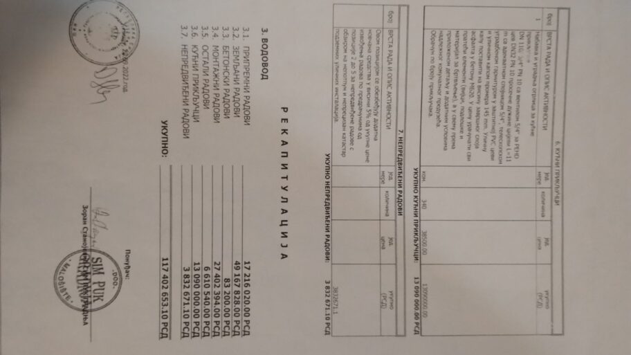 Iz Srbija centra tvrde da se Sotirovski tereti samo za trećinu spornog novca datog preko Štaba 8 Ponuda vod str. 5