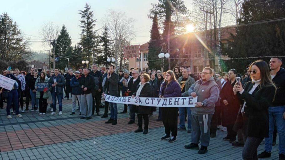 Protesti za vikend i u Gadžinom Hanu i Grdelici 7 gh protest