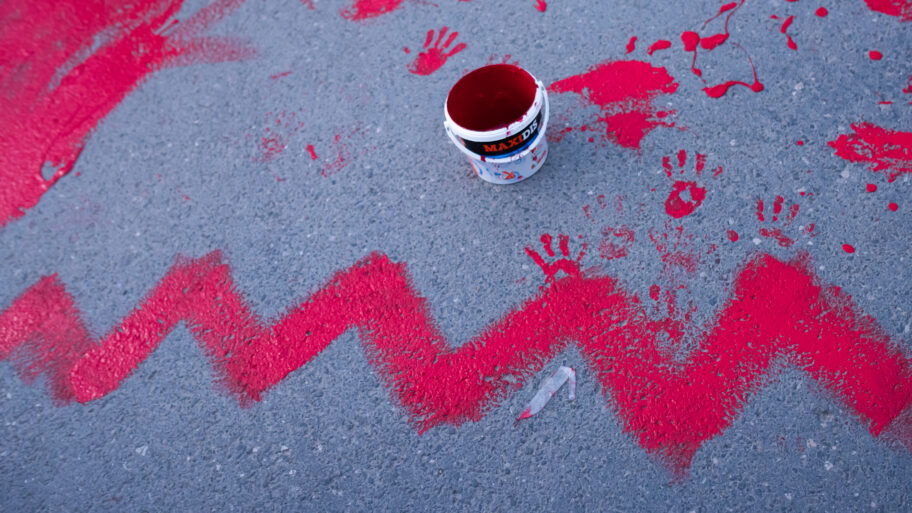 Niš u znak podrške Novom Sadu: Krvave šake i poruke protiv nasilja nad studentima 8 JLM 1787