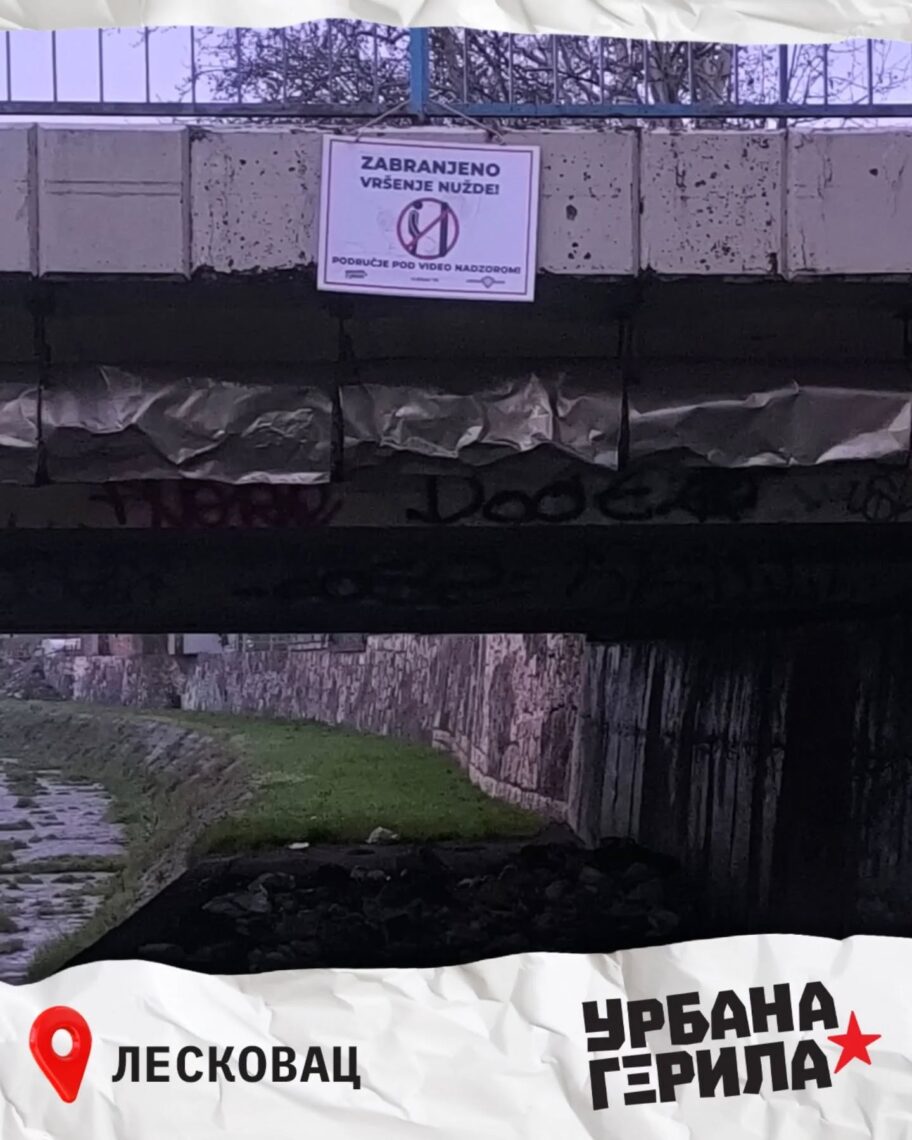 Urbana gerila obeležila lokacije koje se koriste umesto javnog toaleta 2 urbana gerila toaleti2