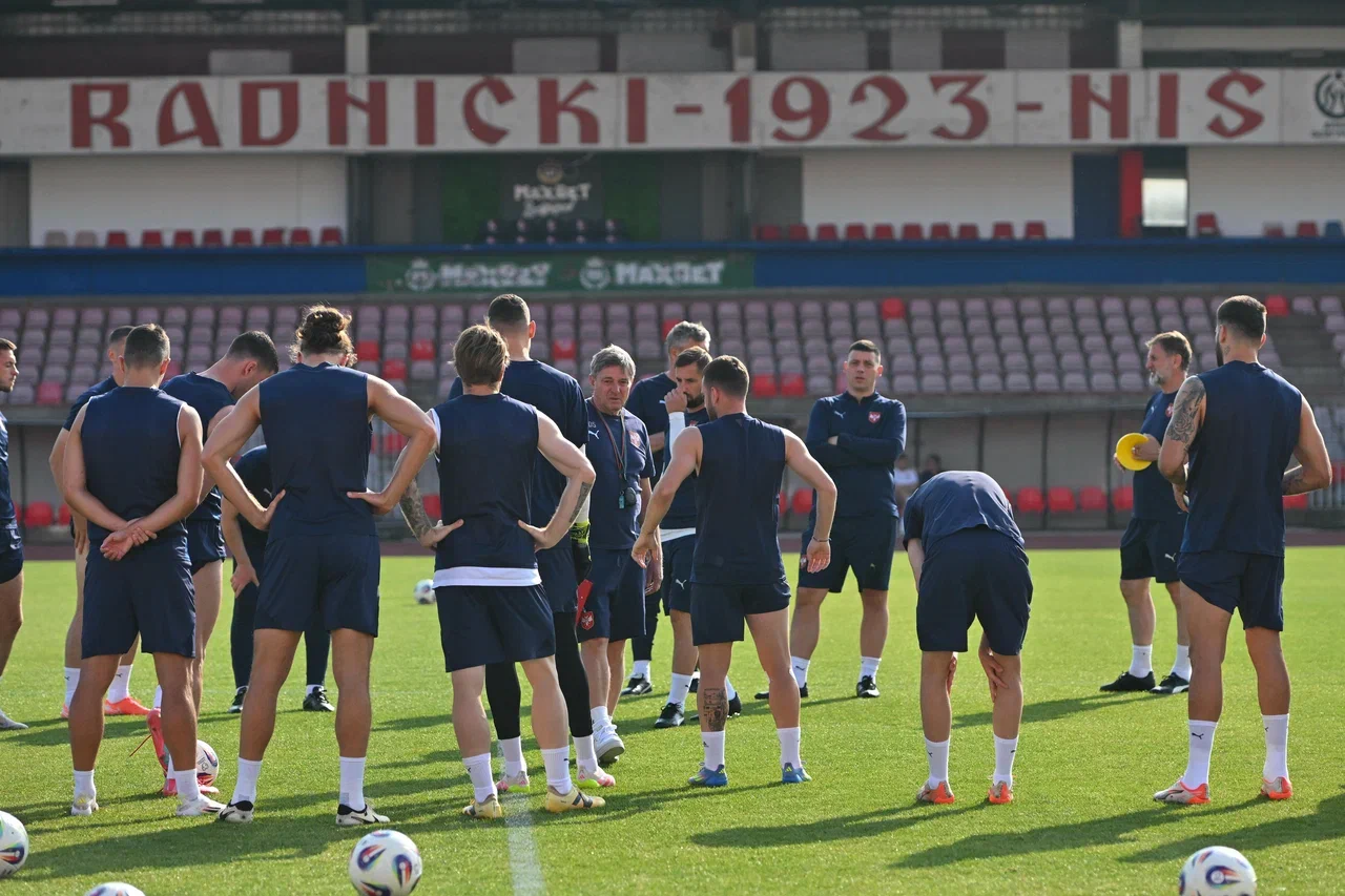 Fudbalska reprezentacija Srbije - "Čair" poslednja stanica pred duel sa Andorom 1 trening orlovi cair foto fss