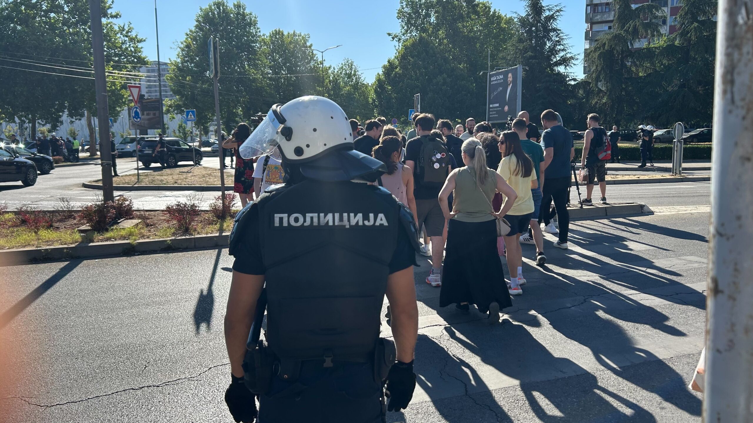 Danas u podne blokada kružnog toka kod "Delte" u Nišu 1 IMG 0808 scaled