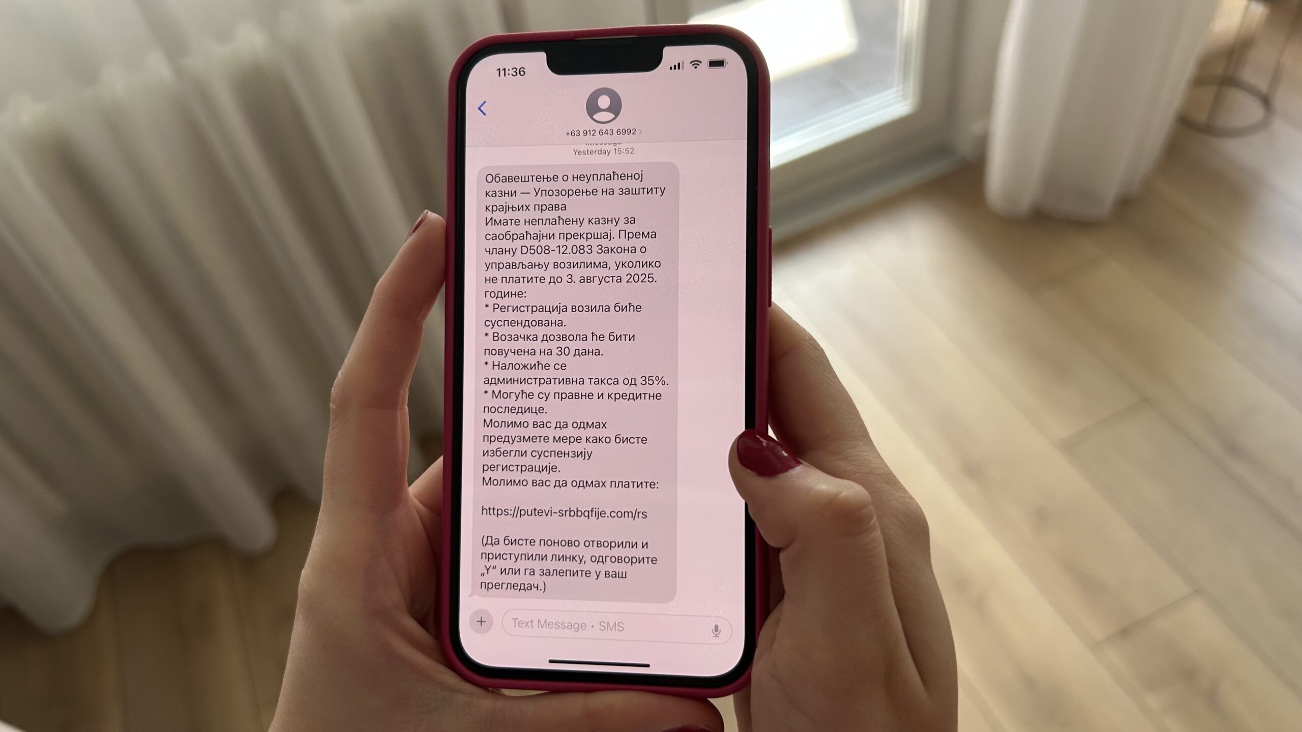 SMS o kaznama i suspenziji vozačke dozvole stigao i Nišlijama - "Putevi Srbije" upozoravaju na prevaru 1 IMG 1420 scaled