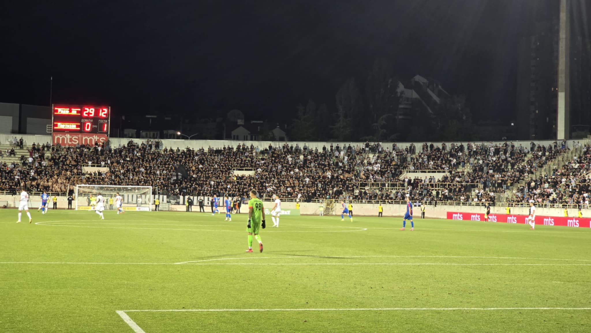 Radnički osvojio bod protiv Partizana - remi na "Čairu" 1 radnicki partizan stadion foto aleksandar kostic