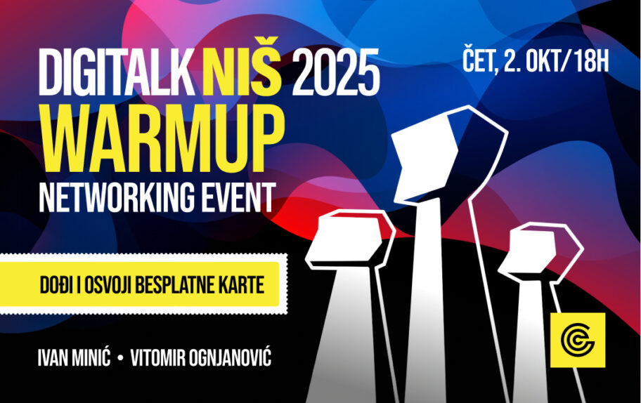 Digitalk Niš 2025 Warmup - osvoji besplatne karte za DigiTalk 2 digitalk warmup website