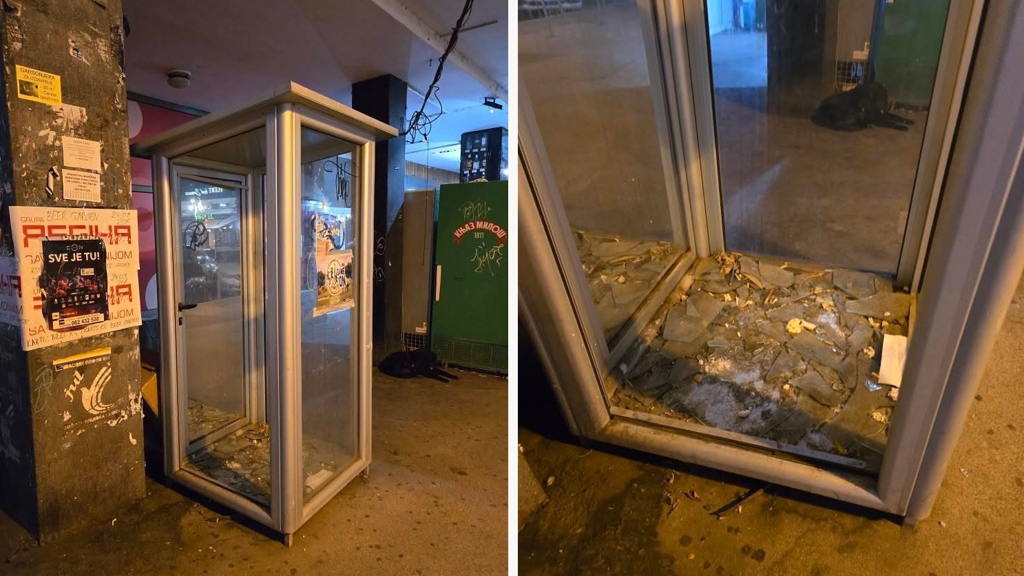 Foto-vest: Razbijeni stakleni objekat mesecima "preti" prolaznicima u centru Niša 1 image 4