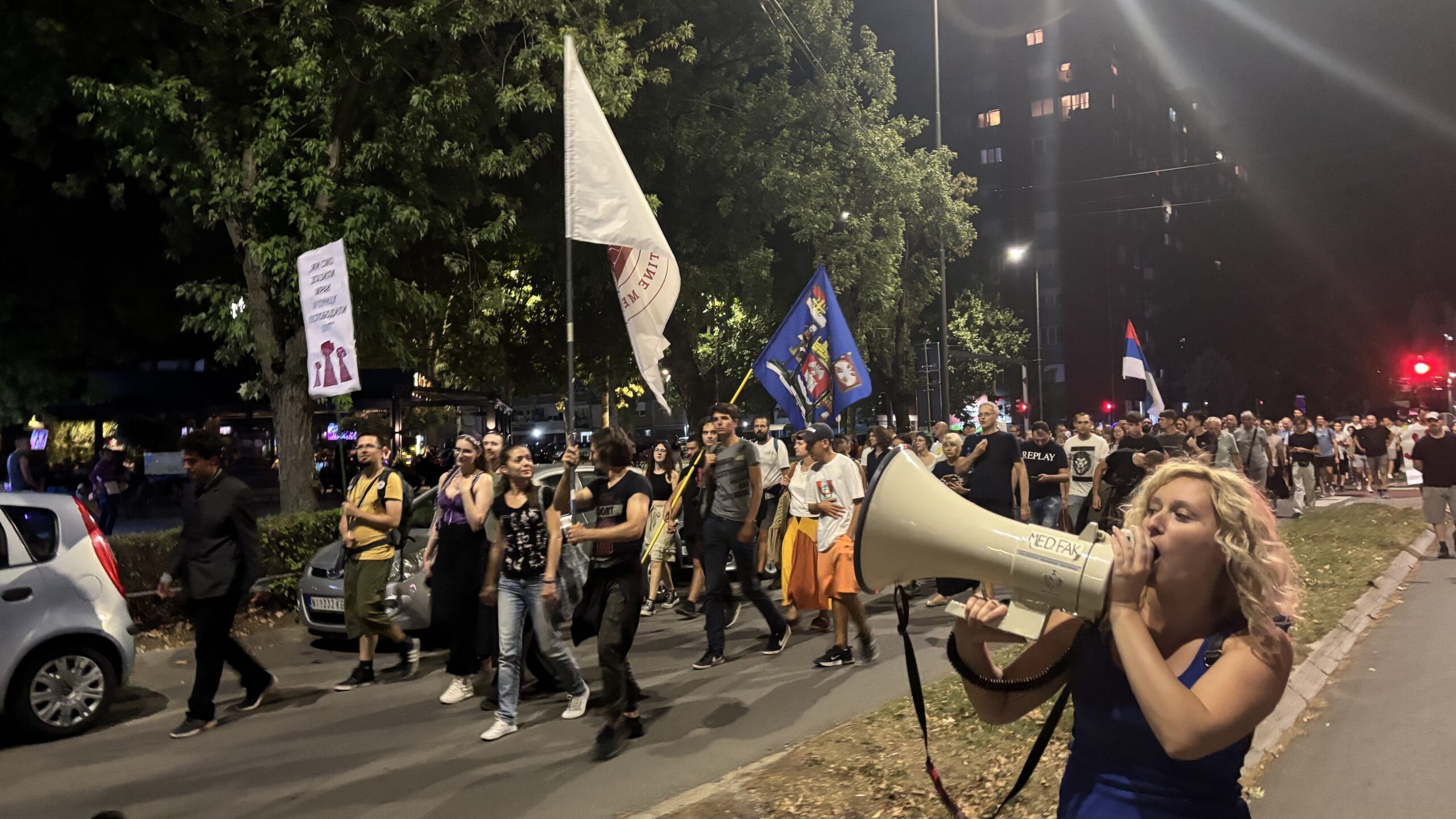 "Sistem je pao kad je udario na decu" - u Nišu održan protest solidarnosti sa Novosađanima 1 img 8027 scaled