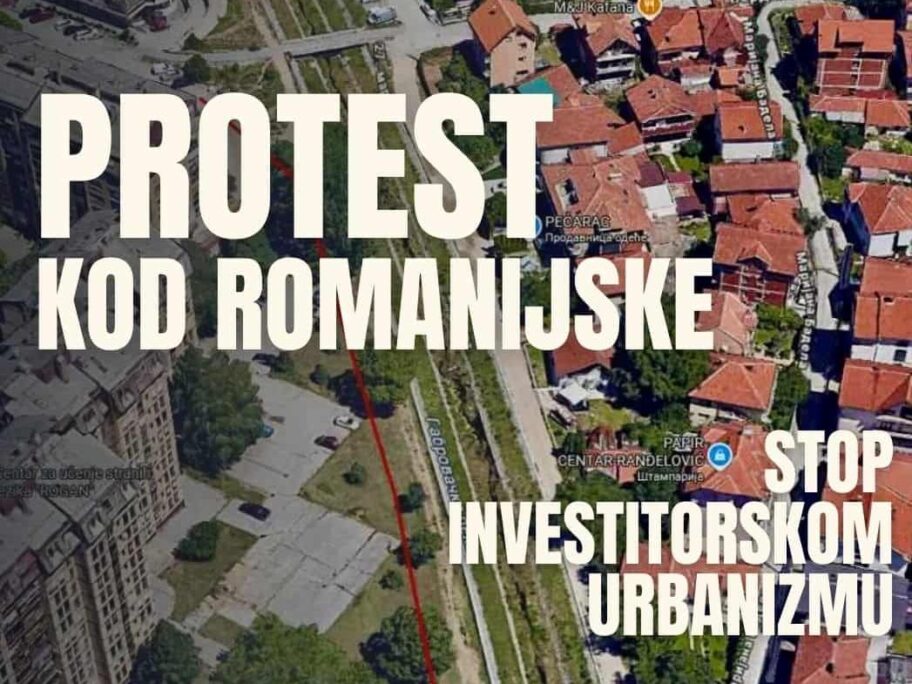 Protest kod Romanijske ulice u Nišu “Stop investitorskom urbanizmu” 7 protest romanijska