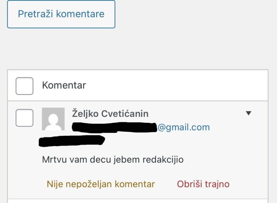 "Mrtvu vam decu je*em, redakcijo" - poruke za dobro jutro novinarima Južnih vesti 2 pretnja jv