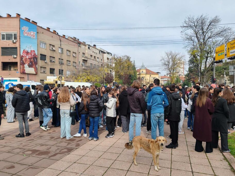 Srednjoškolci bojkotovali nastavu i blokirali raskrsnicu u Nišu 1 viber image 2025 11 12 14 22 03 138