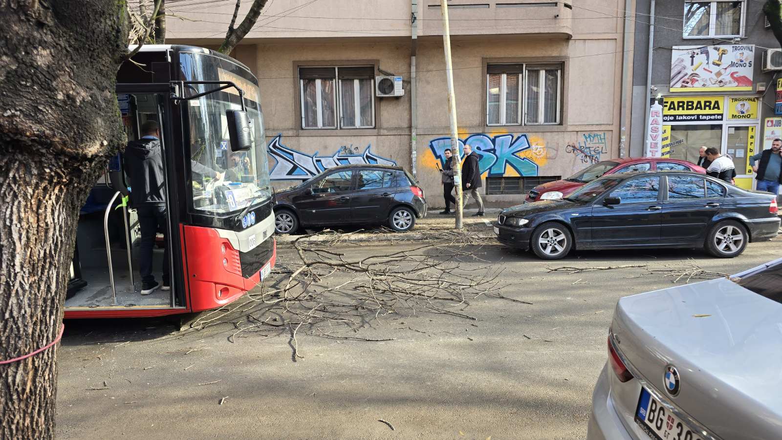 Kamion odlomio granu u centru Niša - saobraćaj bio obustavljen 1 viber image 2025 11 20 11 53 09 226