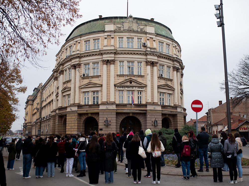 Niški studenti plenumom obeležavaju godinu dana od kada su ustali 1 JLM 4331