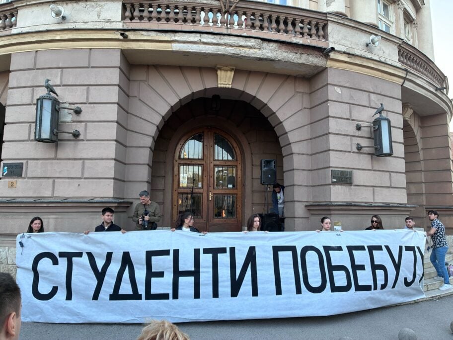 Univerzitet u Nišu ostao zaključan, ali poruka poslata - "Studenti pobeđuju" 18 IMG 3305