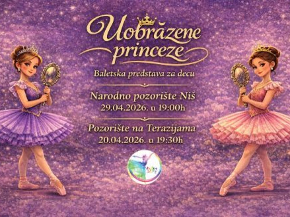Baletska predstava za decu "Uobražene princeze" na sceni niškog Narodnog pozorišta 1 ubrazene princeze