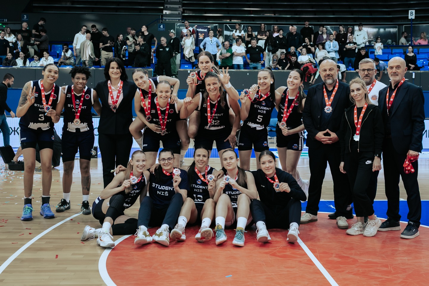 Niške košarkašice vicešampionke Srbije 1 zkk student foto kss