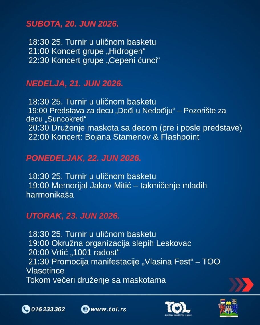 Leskovački letnji festival počinje 15. juna defileom mažoretkinja 3 tol3