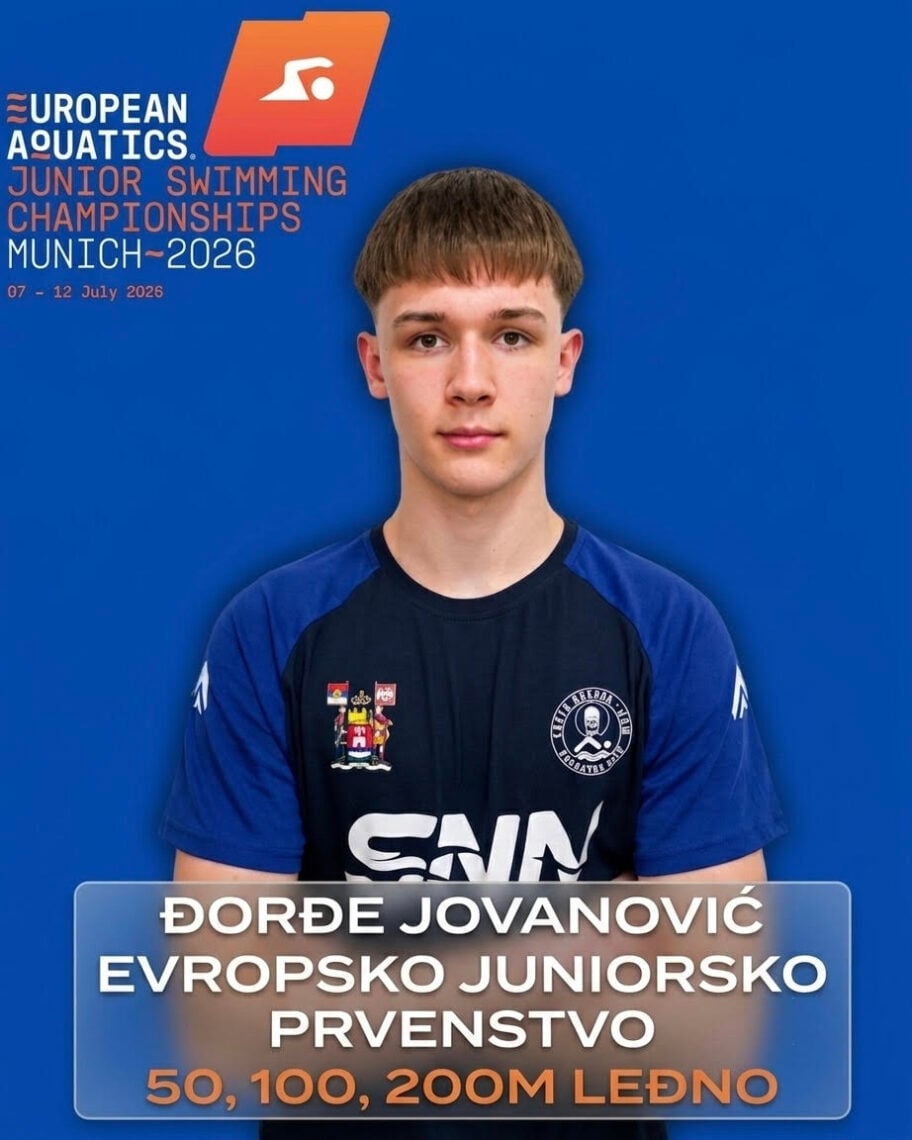 Mladi plivač iz Niša na Evropskom prvenstvu 2 djordje jovanovic pk sveti nikola