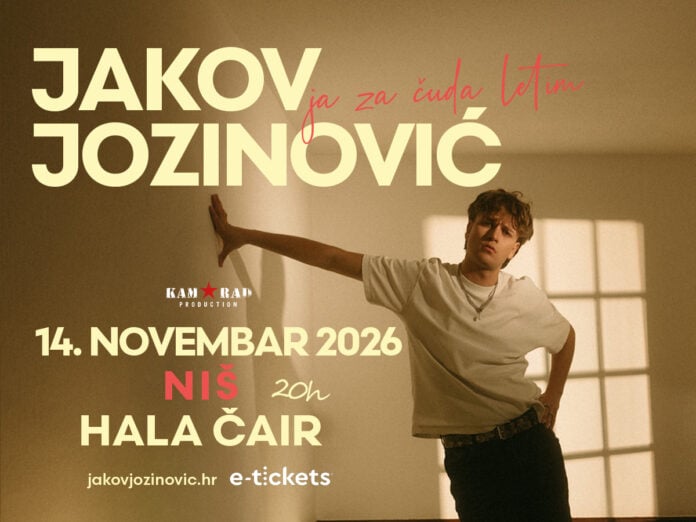 Jakov Jozinović zakazao drugi koncert u Nišu
